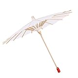 和傘 日傘 無地 写真 演劇 小道具 踊り傘 舞傘 花嫁 結婚式 握りやすい コスプレ 白 継柄 踊り傘 白 踊り(20cm)