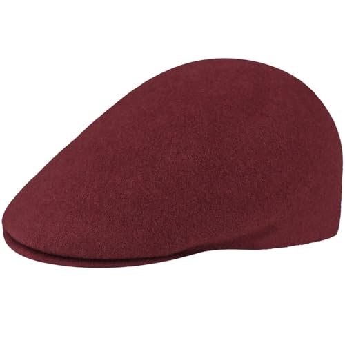 Image of Kangol Seamless Wool 507 Hat - Deep Plum /L Ivy Caps & Flat Caps