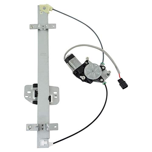 Image of TRQ Rear Left Power Window Regulator & Motor Assembly Drivers Side Compatible with 2006-2014 Honda Ridgeline