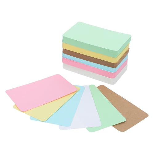 Cartes vierges en papier coloré ULTECHNOVO pour messages et activités