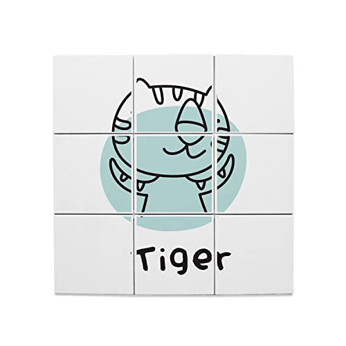 Carreaux Céramique Tigre pour remplacer un tableau mural classique par de la faïence