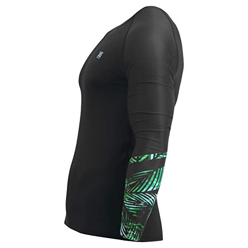 zipravs Compression Shirts for Men Long Sleeve Crossfit Jiu Jitsu BJJ MMA Base Layer (S~3XL)