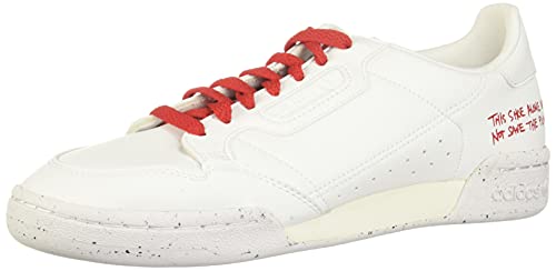 adidas Neo Daily 2.0 Baskets Basses pour Homme, Blanc Blanc Scarlet, 36 EU