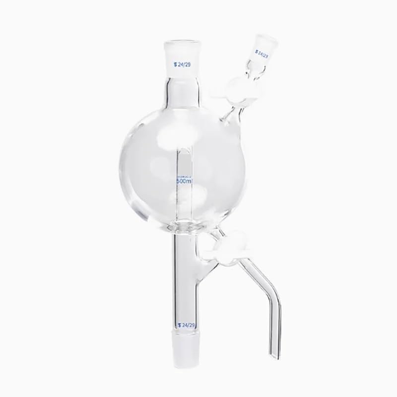 Borosilicate Glass Distillation Head with Double Tetrafluoro Piston Joint - 250ml/500ml/1000ml Options(500ml 24X24X14)