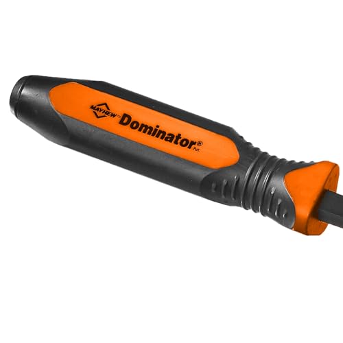 Image of Mayhew Tools 14117OR Dominator Pro Pry Bar, Orange, 36 inch Curved