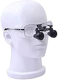 Lente óptica La lente óptica con marco de metal de níquel de lentes de aumento puede ayudarlo a ver objetos fácilmente. Alivia la fatiga visual mientras trabajas largas horas y libera tus manos