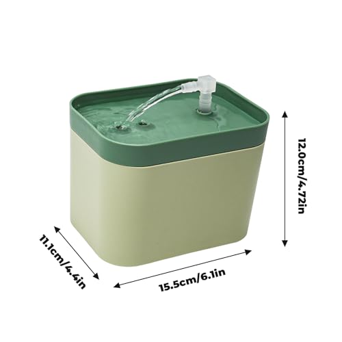 image for BingegePet Reptile Water Bowl with Filtration System, Lizard Drinking 