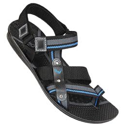 WALKAROO W22108 Mens Casual Wear and Regular use Sandals - Black Blue (B0CNLY5N2N) Amazon Price History, Amazon Price Tracker