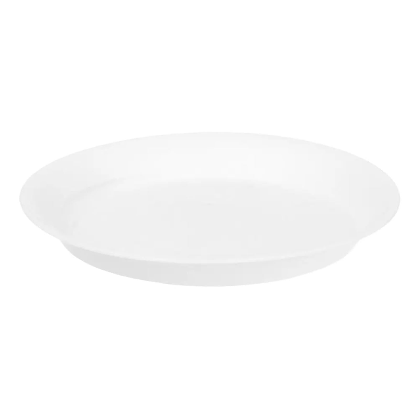 CNYUON 6Pcs Garden Flower Pot Round Indoor Outdoor Drip Trays Plant Saucer Plastic Tray Saucers(White,12x15cm)