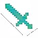 Disguise Minecraft Diamond Sword Costume Accessory, Official Plastic Dress Up Prop, One Size