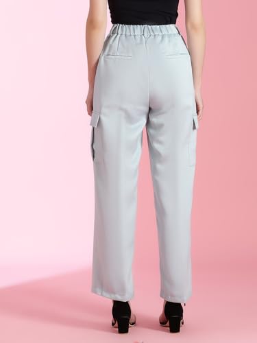 Image of KOTTY Women's High Rise Relaxed || Straight || Joggers Fit Cargo's for Pants || Trousers