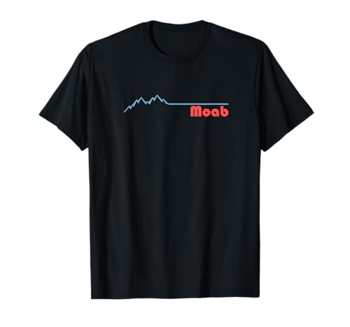 Mountain Retro Pulse - Camiseta Moab, Utah Camiseta