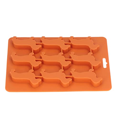 Molde para cubitos de hielo en silicona con forma de perro miniatura 1