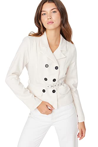 Blazer Trendyol col revers pour femme | Veste de costume unie