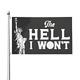 The Hell I Won'T Flags 3x5 Ft Wall Decor For Outdoor Indoor House Garden Flag Greeting Gift Garage Home Lawn
