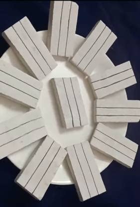 Brighty White Slate Kitkatt Bars Joint Bar 500gm Billards Chalk Box (5 Sticks)