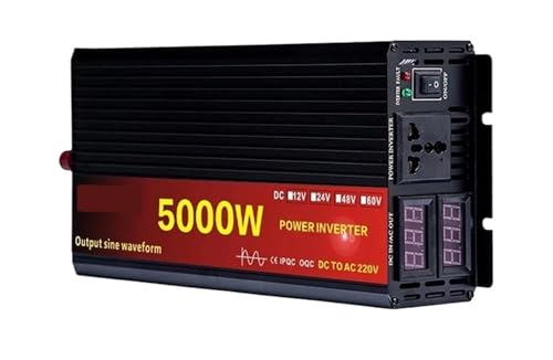2000W 3000W 4000W 5000W 24V DC To 220V AC Converter Power Car Micro Solar Inverter Pure Sine Wave Inverter 12V 220V(4000W,12V)