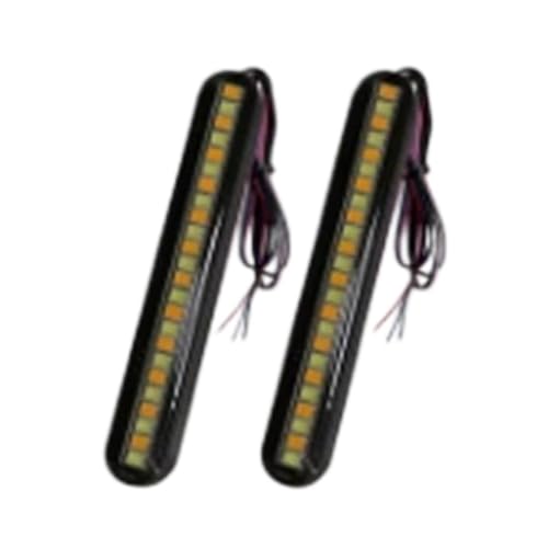 Lampe stroboscopique pour moto avec feu arrière coulant et 24 LED pour chopper