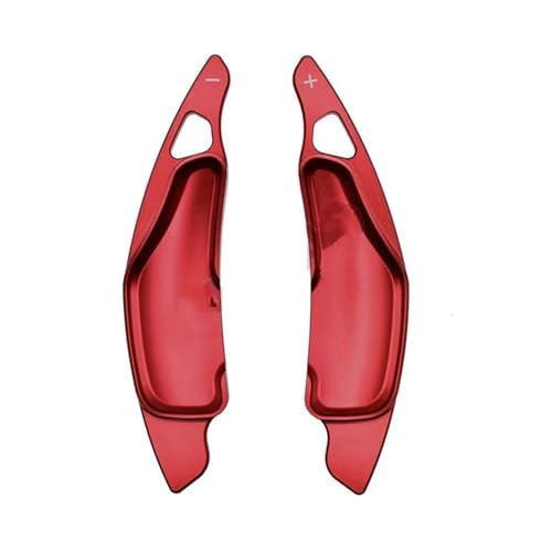 Compatible With For Avensis For Corolla For AMT For XEI 車のステアリングホイールパドルシフトギアエクステンドステッカーインテリアアクセサリー シフトパドルエクステンション(赤)