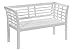 Produktbild Dehner Gartenbank Floriana, 2-Sitzer, ca. 130 x 83 x 49 cm, FSC® Akazienholz, weiß