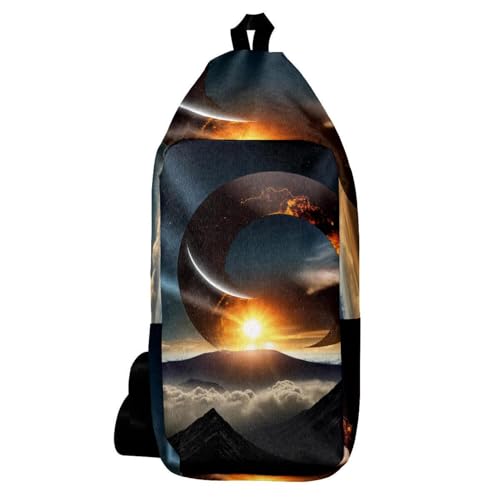 Mochila bandolera cómoda y ligera para caminatas, excursiones de fin de semana y viajes