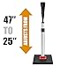 LOMGWAYS Portable Baseball Tee, Adjustable Height 25