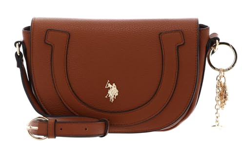 Sac à épaule fini haut de gamme Lawson Flap Crossbody Bag Tan brun U.S. POLO ASSN.