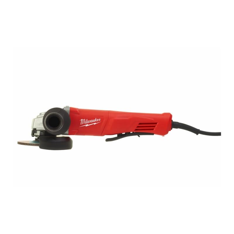 Amoladora angular de 1250 W y disco de 125 mm con interruptor tipo paleta