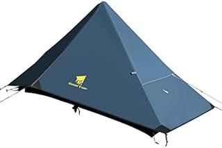 GEERTOP Ultralight Tent 1 Person 4 Season Single Man Backpacking Tent Waterproof Backpack Tent for Camping Hiking Outdoor Travel - Trekker Pole Tent