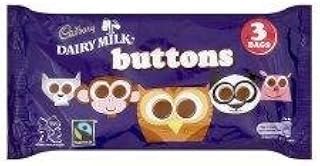 Cadburys Buttons Pack of 3 Bag - Pack of 6