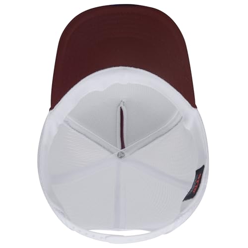 Image of OTTO Polyester Foam Front 5 Panel High Crown Mesh Back Trucker Hats in 97, Bulk, Wholesale