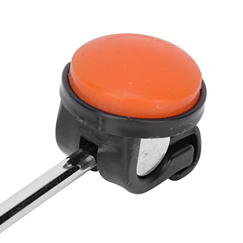 Bate para pedal de bombo con cabeza de silicona roja miniatura 7