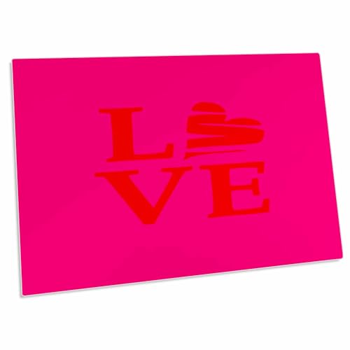 3dRose Heartbroken Broken Love Heart - Desk Pad Place Mats miniatura 1