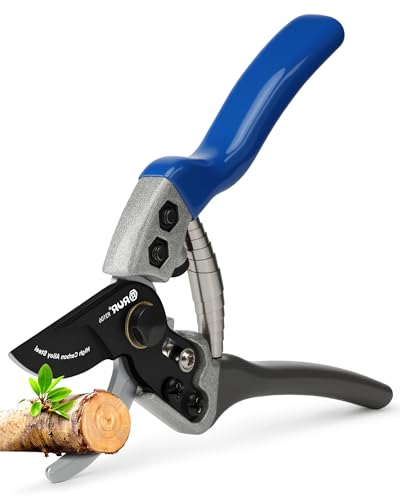 Acual Gartenschere,Bypass-Gartenschere für Zweige und Pflanzen,Rosenschere mit Ergonomische Griffe,Schnittdurchmesser 25mm,SK5-Stahl,Profi Pflanzenschere,Blumenschere für Blumen & Präzisionsschnitt