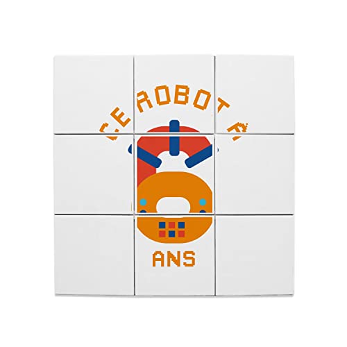 Carreaux céramique décoratif robot : fini les posters déchirés enfant
