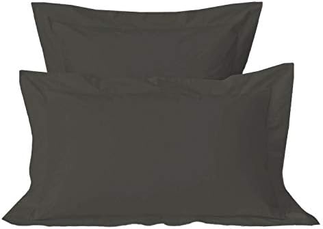 Pizuna Luxury Cotton White Oxford King Size Pillow Cases 2 Pack, 800 Thread Count 100% Long Staple Combed Cotton King Pillow Cover Crisp Sateen White PillowCases 2 Pack 50x90 (Luxurious Pillow Case)