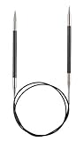 Nadelstärke: 3,5 mm Karbonz-Rundstricknadel, Stärke 3,5mm; (Länge 100cm) - Neuheit!!! Hi-Tech aus Karbonfasern!!!