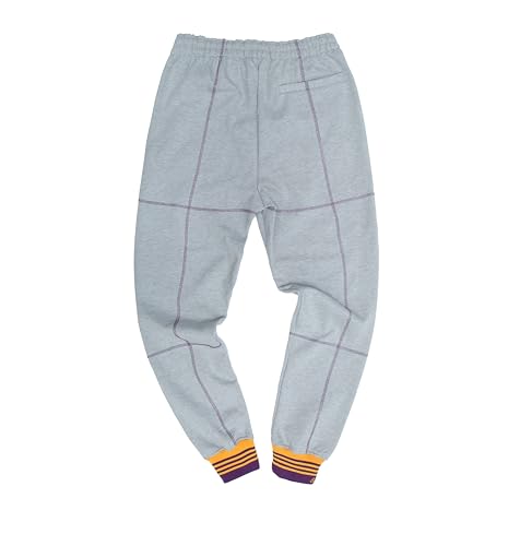 Cozy Heavyweight Fleece Sweatpants for Men - Special Stitching Cinch Bottom Pocket with Zipper2