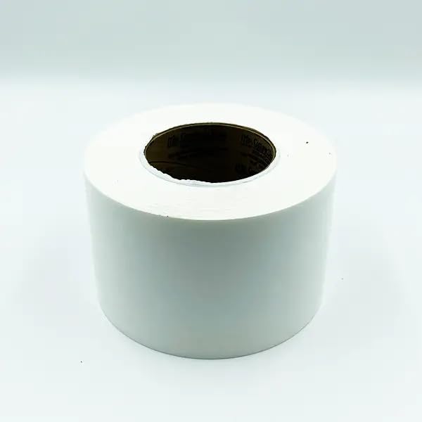 Case of 4" x 180' Shrink Film Tape - 12 Rolls - White - MSW-704W-Case