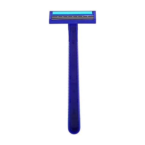 Titanium Men's Disposable Razor, 3 Hybrid Men's 3Blade Flexible Disposable Razor for an Ultra-Close Shave Shaver Face Hair Trimmer Handle Portable Practical Travel Shaver Blades Cover