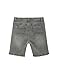 TUREFACE Grey Green Summer Denim Shorts for Men Slim Fit Lightweight Casual Fashion Washed Distressed Jean Shorts
