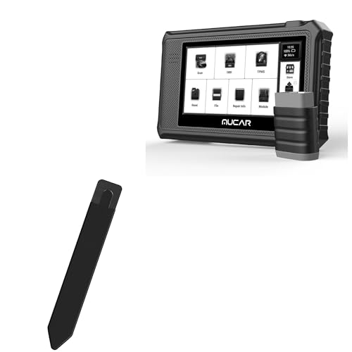 BoxWave Stylus Pouch Compatible with Mucar VO6 (6 in) - Stylus PortaPouch, Stylus Holder Carrier Portable Self-Adhesive - Jet Black