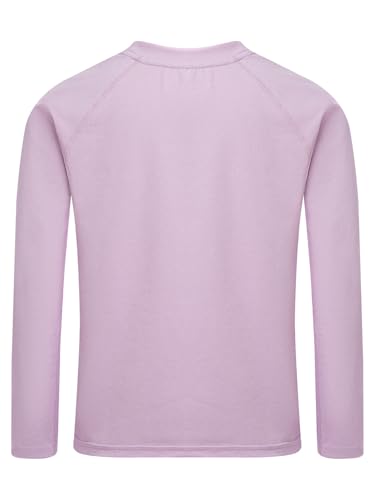 Unisex Kids Long Sleeve Athletic Top Moisture-Wicking Dry-fit Undershirt for Sports Casual Wear4