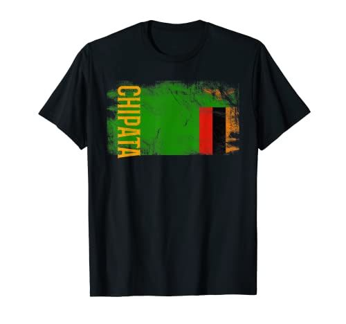 Chipata (capitale) T-shirt drapeau de la Zambie pour homme, femme, enfant T-Shirt