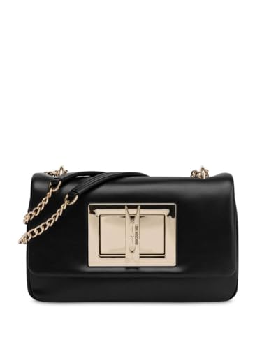 Moschino Borsa Donna Love a Spalla/Tracolla in Ecopelle Nero BS25MO47 JC4164PP1MLM0000, black, One Size