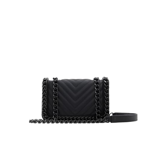 ALDO Women's Mini Greenwald Crossbody Bag, Black/Black