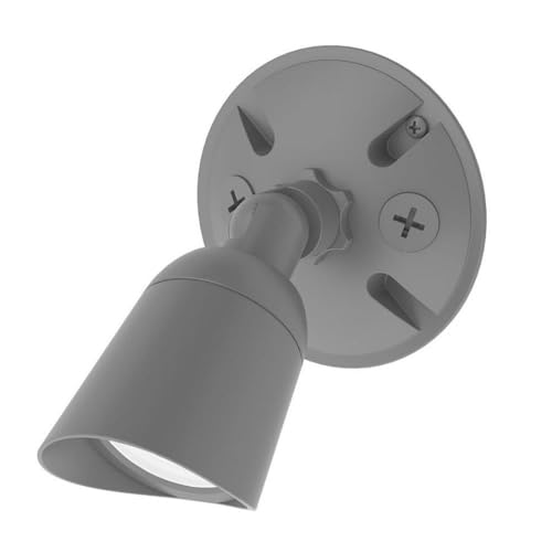 WAC Lighting, Endurance Single Spot Energy Star 15W LED Spot Light 3000K in Graphite