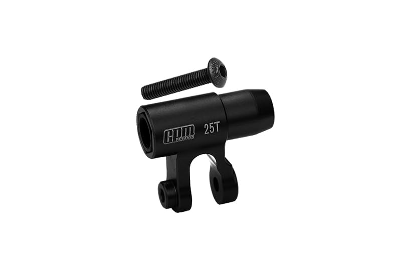 GPM Racing Stainless Steel Tie Rod + 25T Alum Servo Horn Black - Foto 2