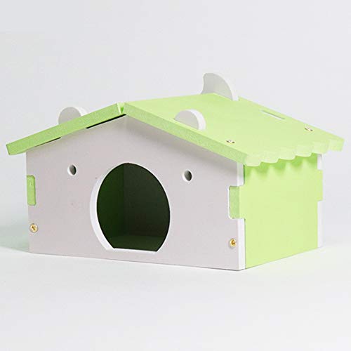 ACHICOO Cute Golden Hamster House Small Pets Rat Mouse Hut Pet Sleeping Nest  green for Pet Supplies