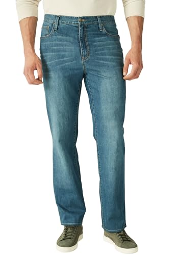 Liberty Blues by Kingsize Men's Big & Tall Loose Fit 5-Pocket Stretch Jeans